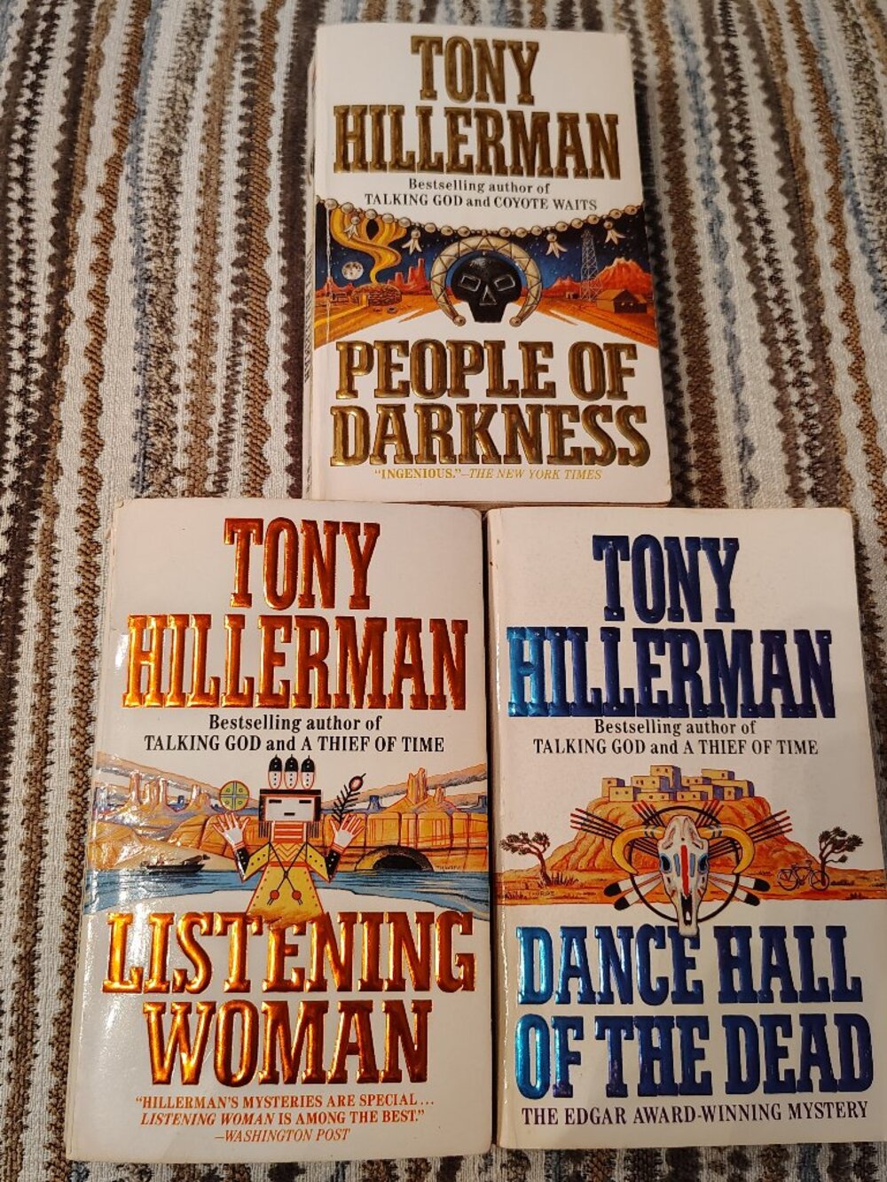 Tony Hillerman Lot Of 3 Leaphorn And Chee Mysteries PB Books